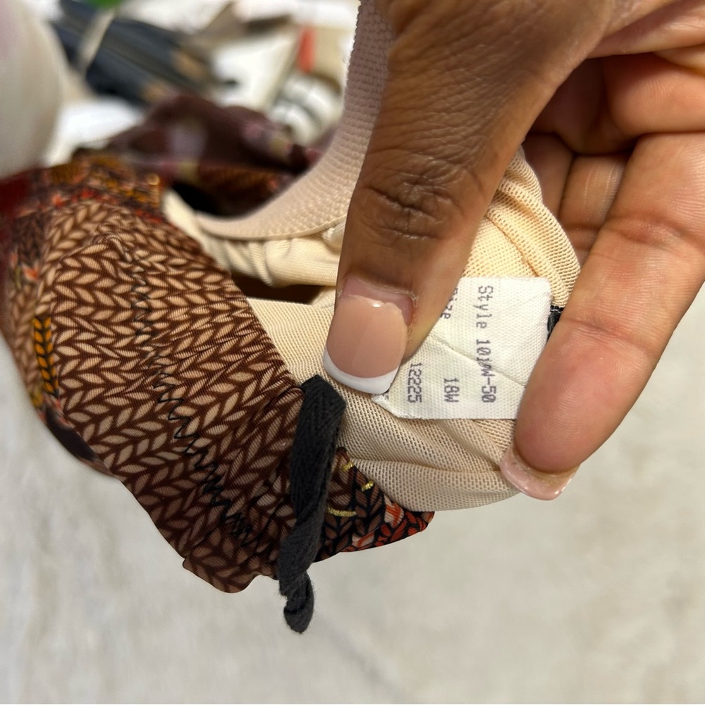 Y2k T.H.E Multi Pattern Padded Drawstring Adjusta… - image 8